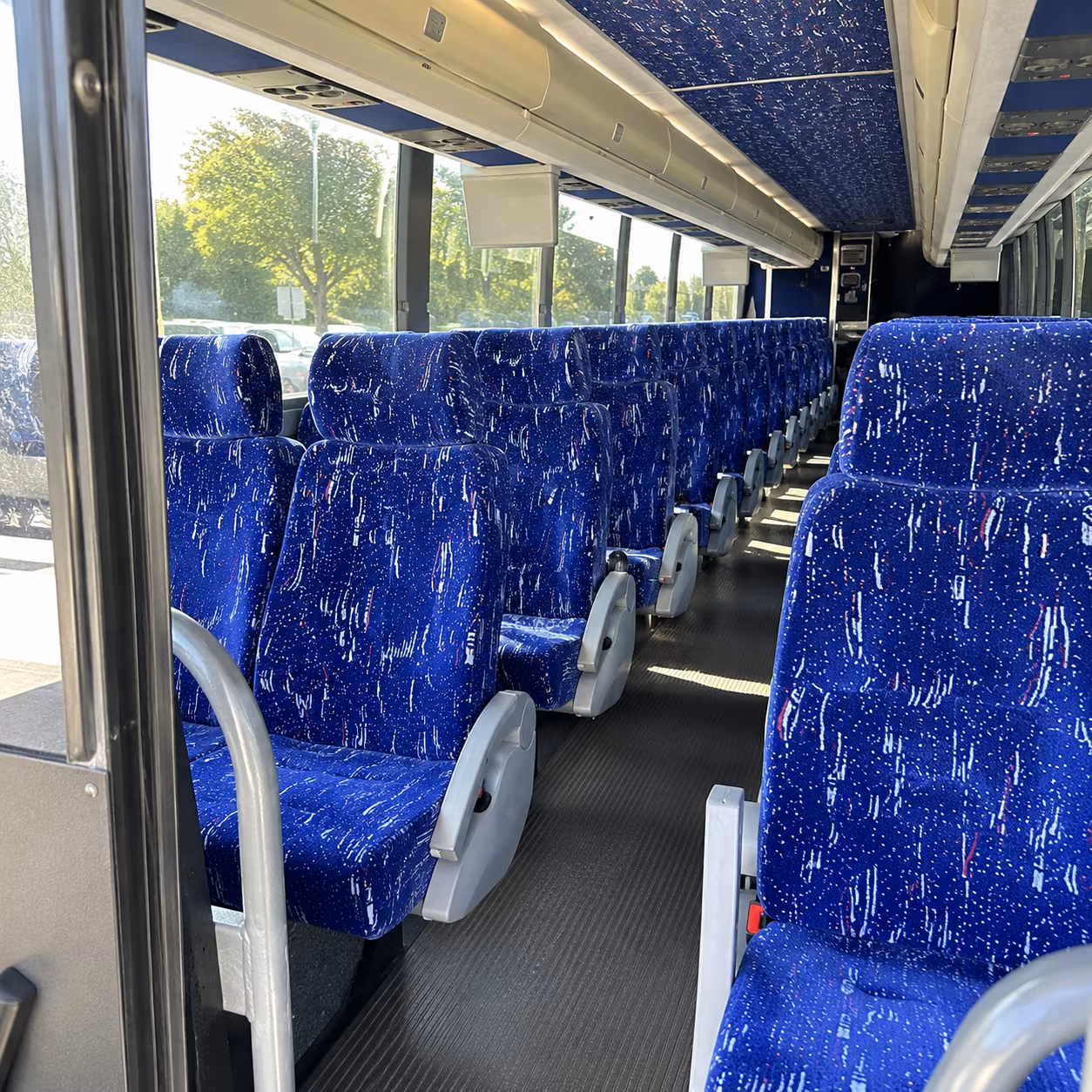 baton rouge charter bus interior