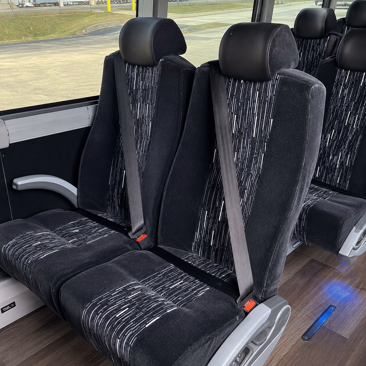 baton rouge charter bus rental interior